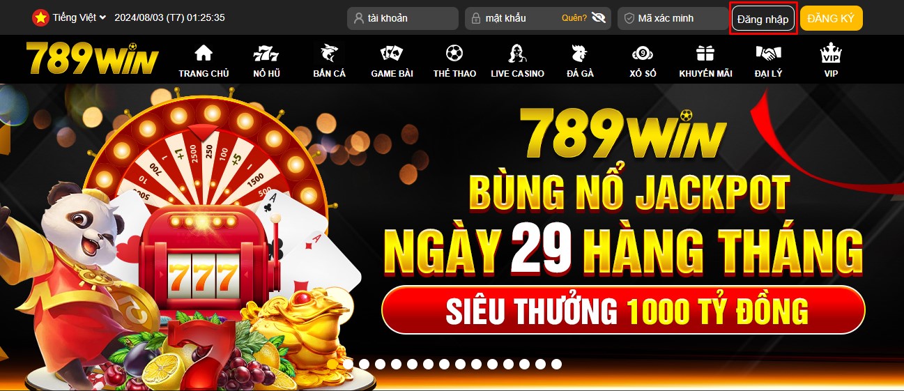 Các bước đăng nhập 789win nhanh chóng và dễ dàng